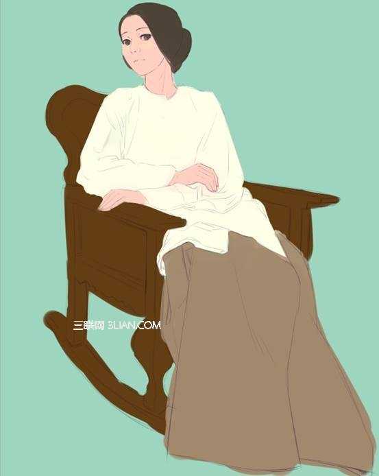 ‘Photoshop鼠绘漂亮的古代美女‘