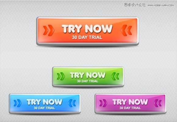 Illustrator实例教程：使用3D效果制作网页按钮,破洛洛