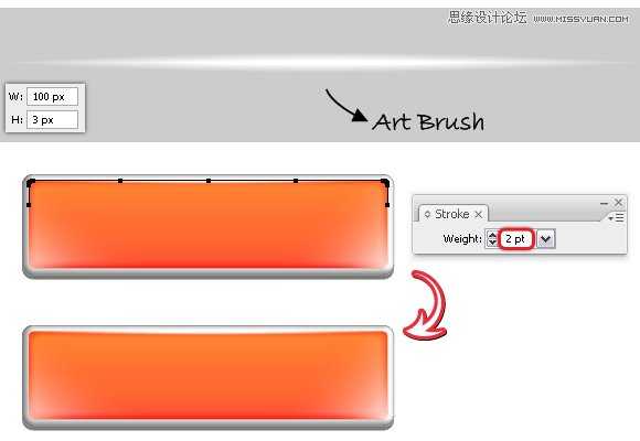 Illustrator实例教程：使用3D效果制作网页按钮,破洛洛