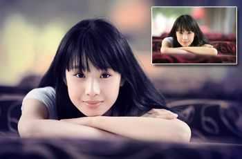 ‘PhotoShop将美女照片调出暗调艺术效果‘