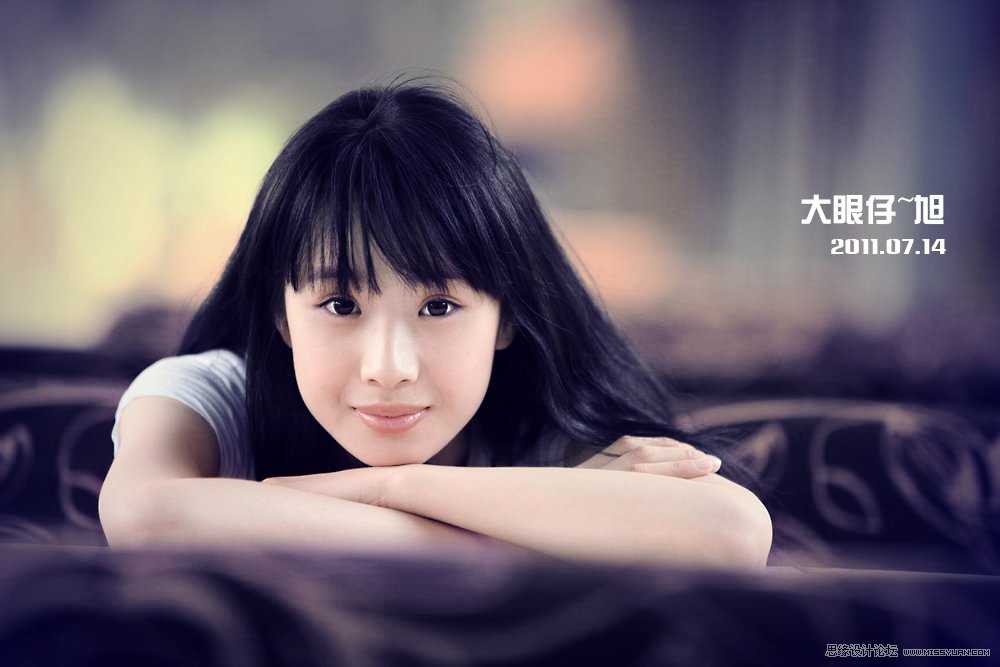 ‘PhotoShop将美女照片调出暗调艺术效果‘