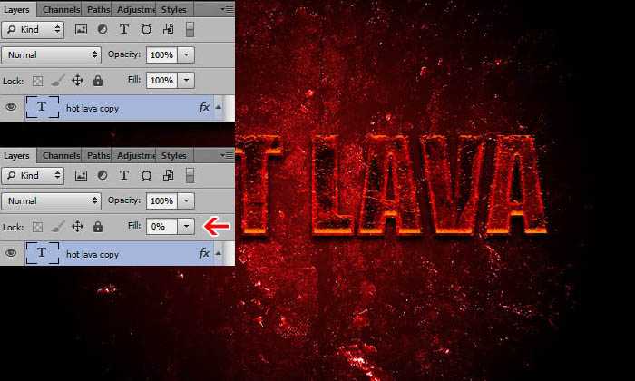 ‘photoshop利用图层样式和火焰素材制作超酷的火焰立体字‘