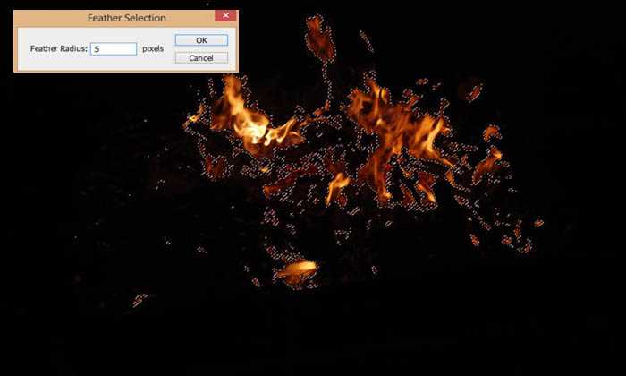 ‘photoshop利用图层样式和火焰素材制作超酷的火焰立体字‘
