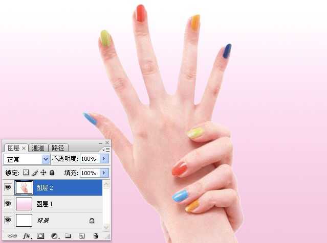 ‘Photoshop使用另类方法给手抠图‘