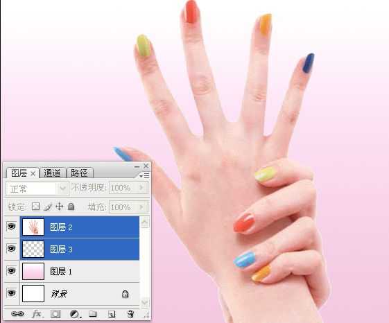 ‘Photoshop使用另类方法给手抠图‘