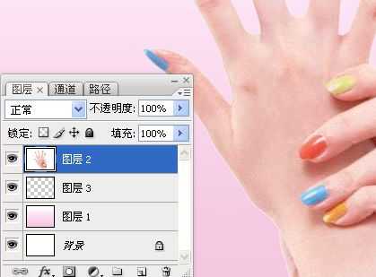 ‘Photoshop使用另类方法给手抠图‘