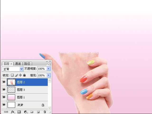 ‘Photoshop使用另类方法给手抠图‘