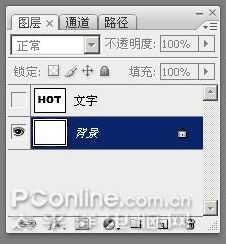 Photoshop制作火红的特效线框字
