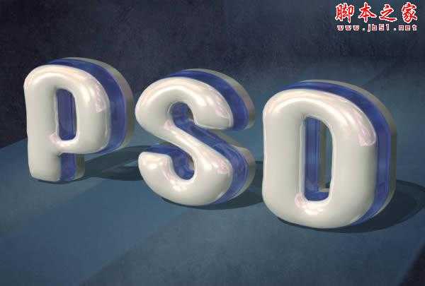 ‘photoshop设计打造出清爽的塑料质感立体文字效果
