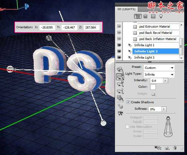 ‘photoshop设计打造出清爽的塑料质感立体文字效果