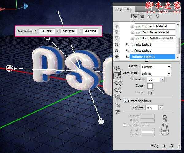 ‘photoshop设计打造出清爽的塑料质感立体文字效果