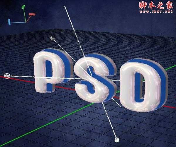 ‘photoshop设计打造出清爽的塑料质感立体文字效果