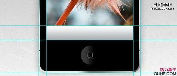 ‘Photoshop绘制出精细的iphone4手机界面效果‘