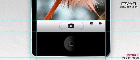 ‘Photoshop绘制出精细的iphone4手机界面效果‘