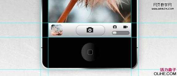 ‘Photoshop绘制出精细的iphone4手机界面效果‘