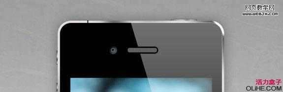 ‘Photoshop绘制出精细的iphone4手机界面效果‘