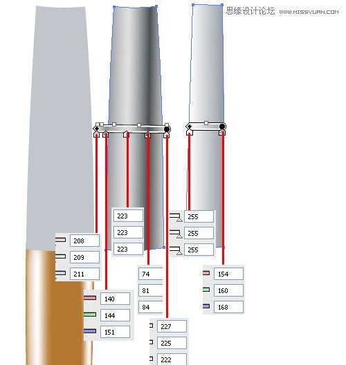 Illustrator绘制逼真的笔筒图标教程,破洛洛