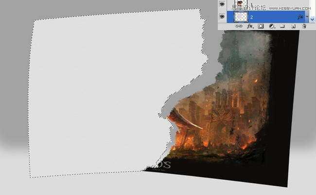 ‘Photoshop设计制作超酷的立体照片撕裂效果‘