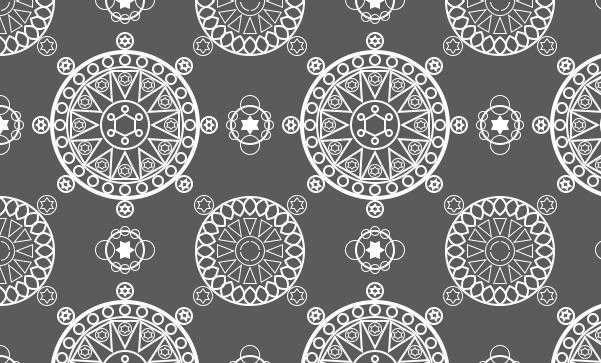 ‘Photoshop自制细腻漂亮的黑白几何图案‘