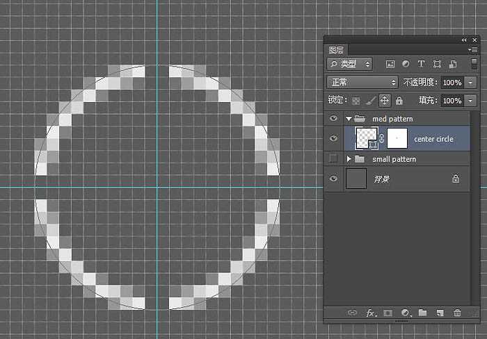 ‘Photoshop自制细腻漂亮的黑白几何图案‘