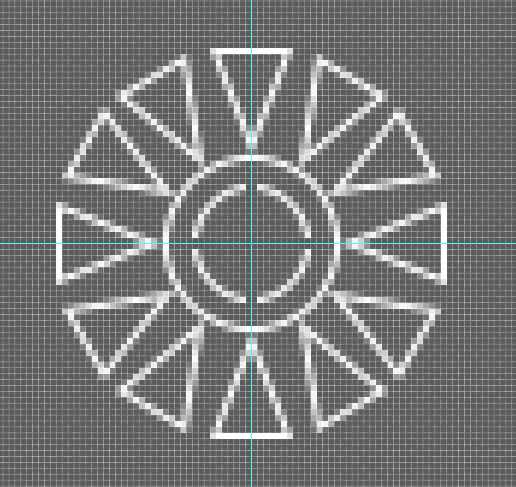 ‘Photoshop自制细腻漂亮的黑白几何图案‘