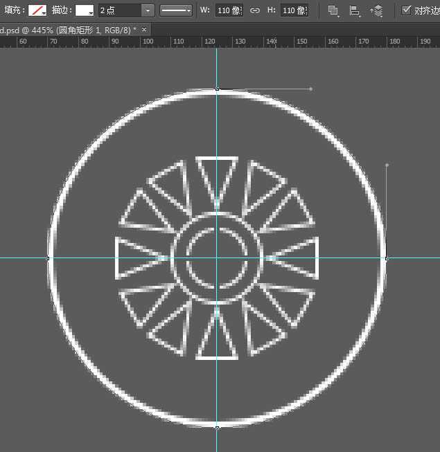 ‘Photoshop自制细腻漂亮的黑白几何图案‘