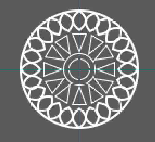 ‘Photoshop自制细腻漂亮的黑白几何图案‘