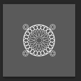 ‘Photoshop自制细腻漂亮的黑白几何图案‘