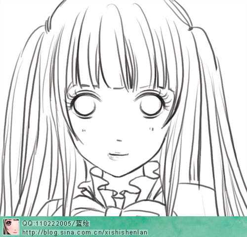‘photoshop鼠绘非常可爱的卡通人物头像‘