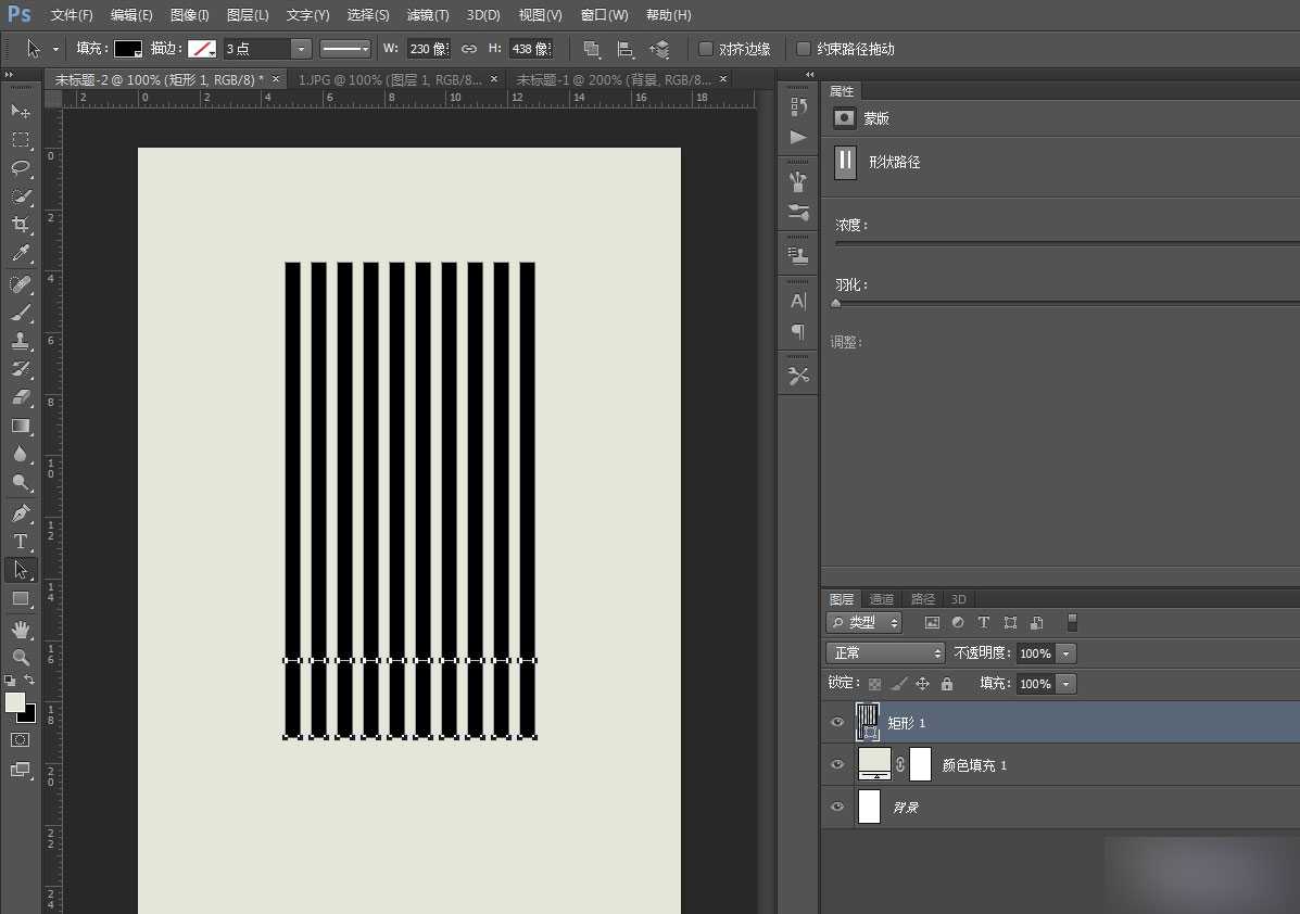 PS鼠绘简洁彩条海报 脚本之家 PS鼠绘教程6 技术分享