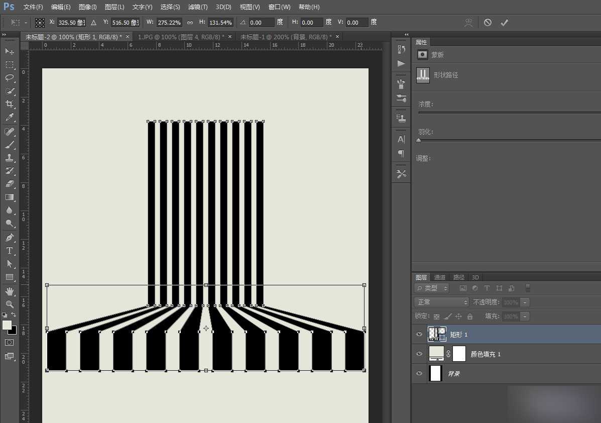 PS鼠绘简洁彩条海报 脚本之家 PS鼠绘教程3 技术分享