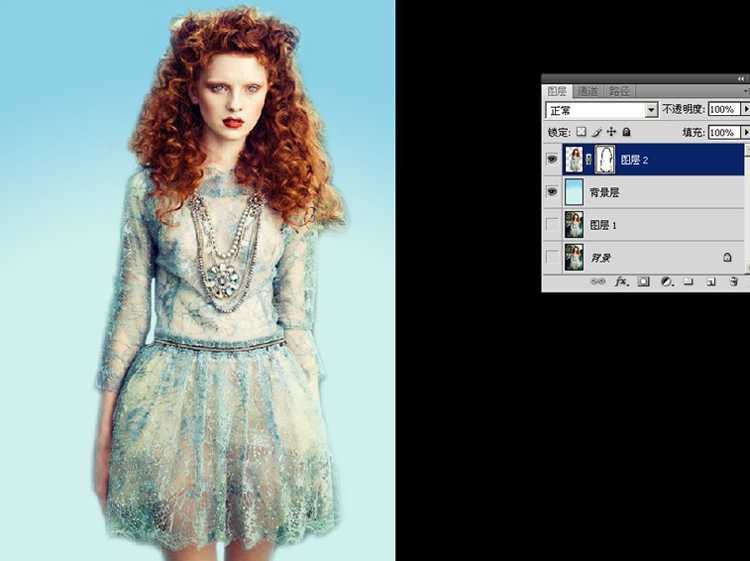 ‘photoshop快速打造复古人像插画效果‘
