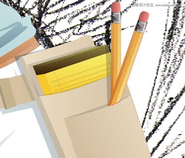 Illustrator绘制70年代的餐馆矢量插画教程,破洛洛