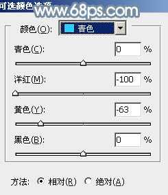 ‘Photoshop为野外的美女调制出梦幻的淡青色‘