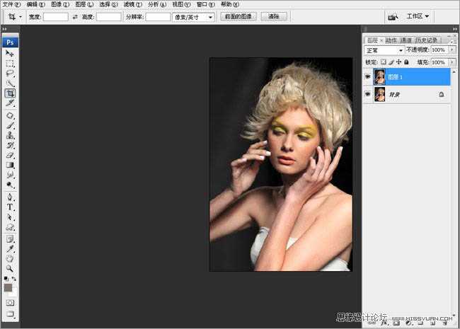 ‘Photoshop将打造出非常有质感的黑白人像图片效果‘