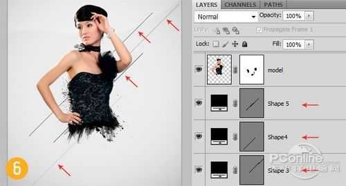 ‘Photoshop将人物图片制作出漂亮的潮流粒子海报效果‘