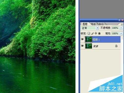 ‘用ps将照片变成漂亮的山水画效果‘