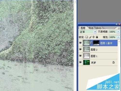 ‘用ps将照片变成漂亮的山水画效果‘