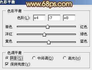 ‘Photoshop将树林美女图片调制出梦幻的橙褐色‘