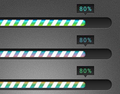 PS鼠绘质感炫彩进度条 脚本之家 PS鼠绘教程 技术分享