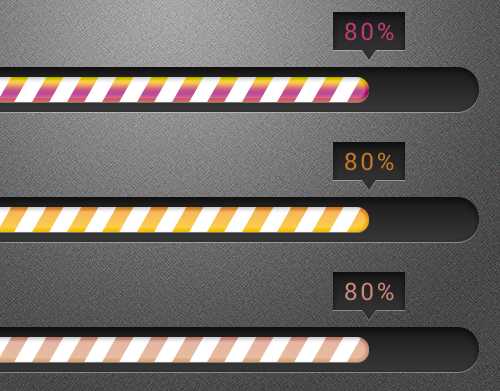 PS鼠绘质感炫彩进度条 脚本之家 PS鼠绘教程 技术分享