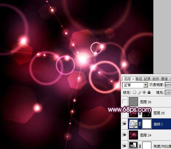 ‘Photosho打造绚丽的潮流光斑‘