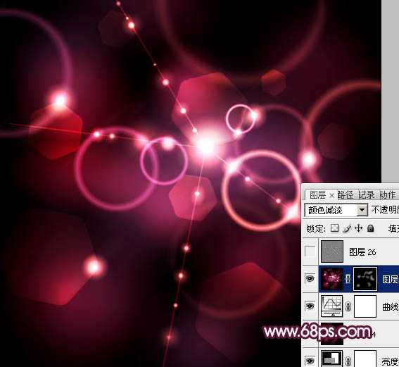 ‘Photosho打造绚丽的潮流光斑‘
