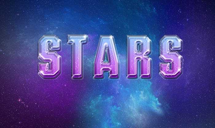 ‘Photoshop制作光滑大气的渐变彩色浮雕水晶字‘