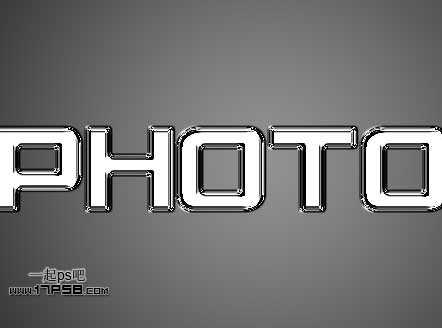 ‘photoshop制作出质感很强的金属字效果‘