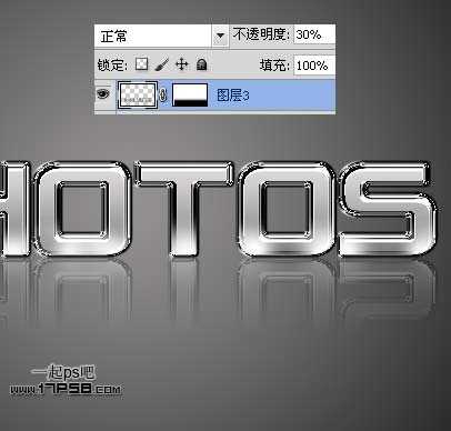 ‘photoshop制作出质感很强的金属字效果‘