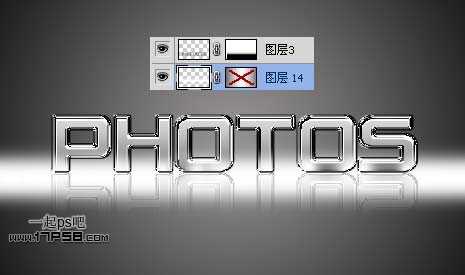 ‘photoshop制作出质感很强的金属字效果‘