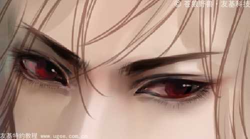 ‘photoshop手绘《黑暗伯爵》数位板奇幻贵族吸血鬼插画效果‘