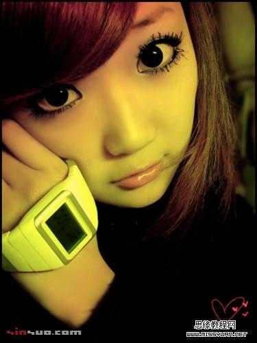 PS教程:简单制作渐变色彩非主流照片