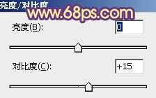 ‘Photoshop为树林女孩图片调制出柔美的暖色调‘